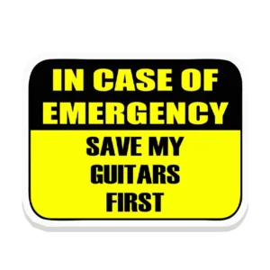 Save My Guitar Sticker