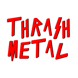 thrash metal sticker