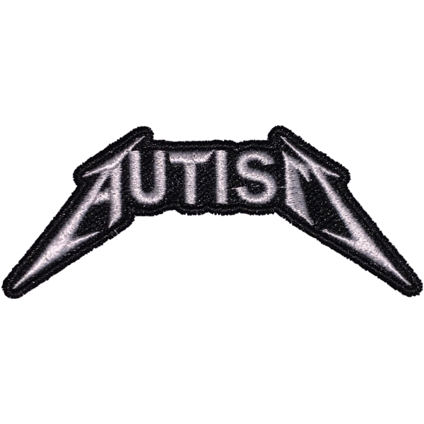 Autism patch inspired by metallica logo